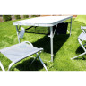 Складной стол NORFIN RUNN NF ALU 120×60 см и 4 стула NF-20310