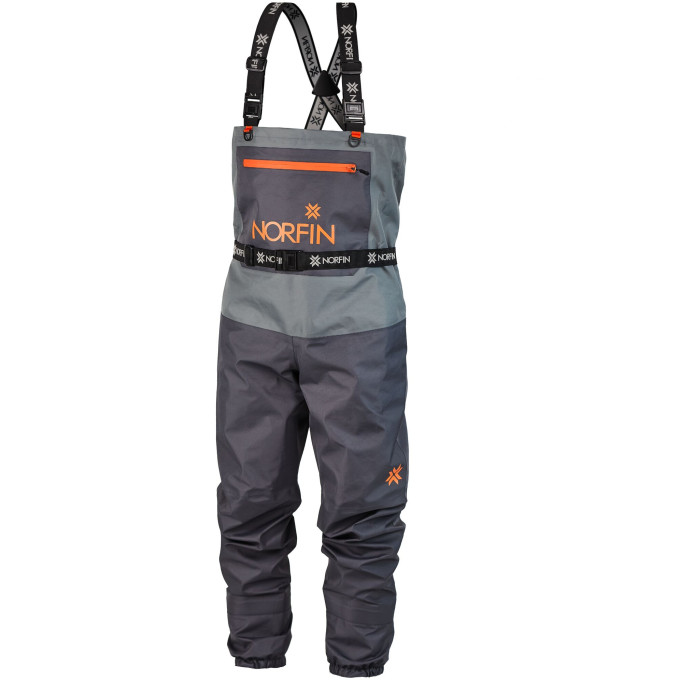 Полукомбинезон забродный NORFIN PILOT STOCKINGFOOT GRAY р.L 83329-03L